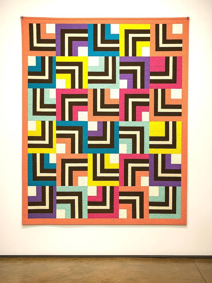 Frame It Quilt Pattern, Beginner-Friendly, Modern Design for wholesale by HBL Designs/Handwoven By Leah