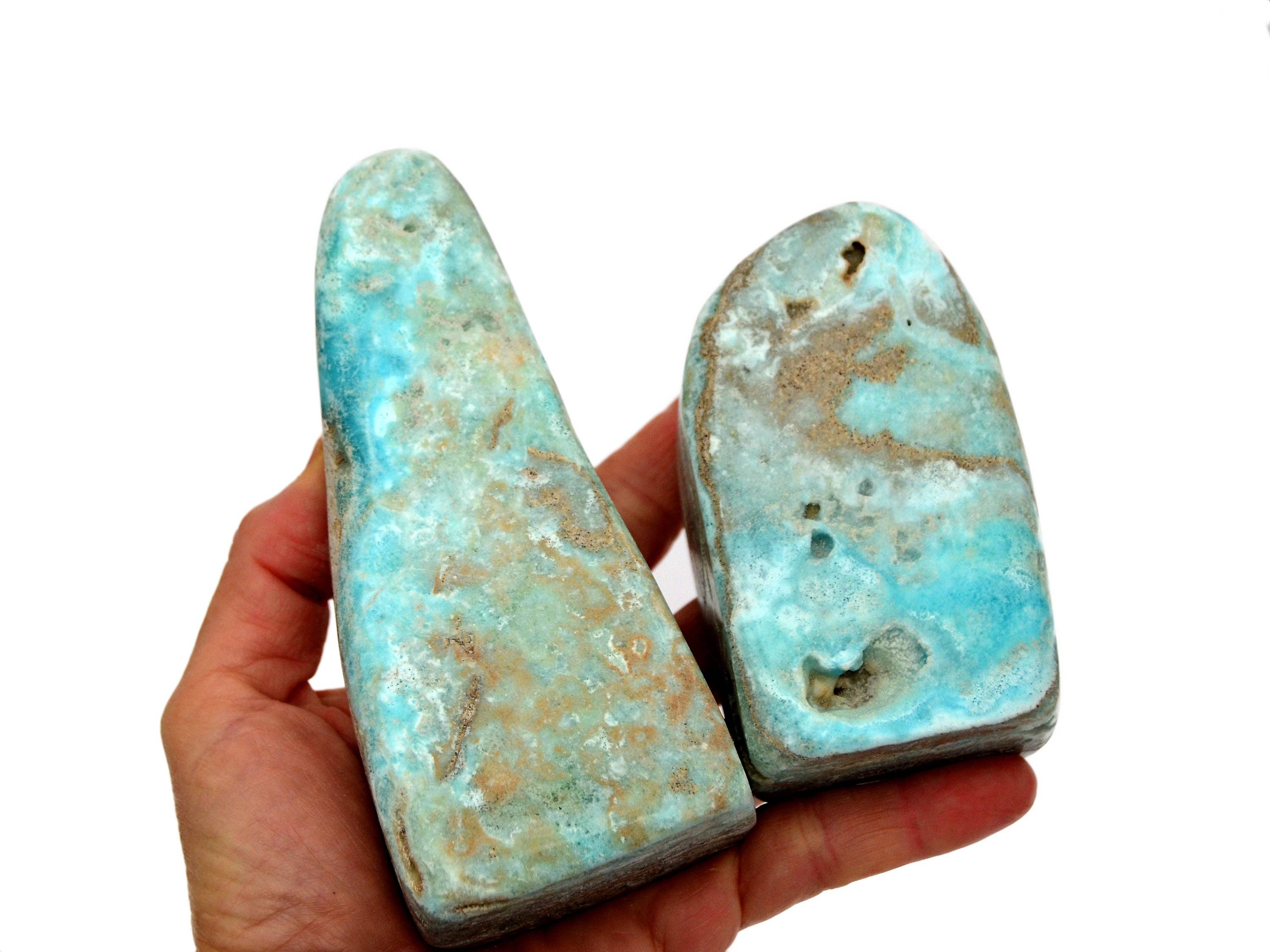 Kaia & Crystals - Wholesale Spiritual Stone/Crystal - Blue Aragonite Free Form Stone (50g - 700g)3