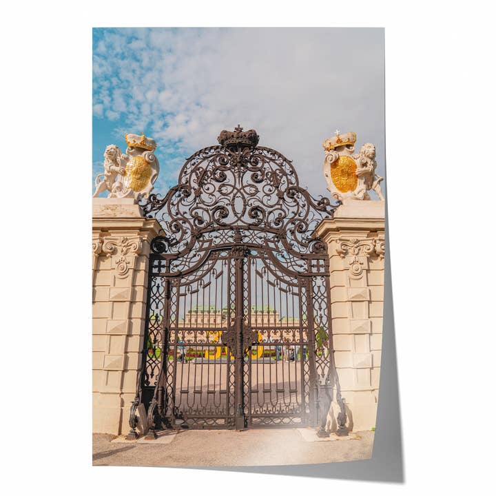 Porten till Belvederepalatset | Konstfotografiutskrift för wholesale av Natasha Riha Photography