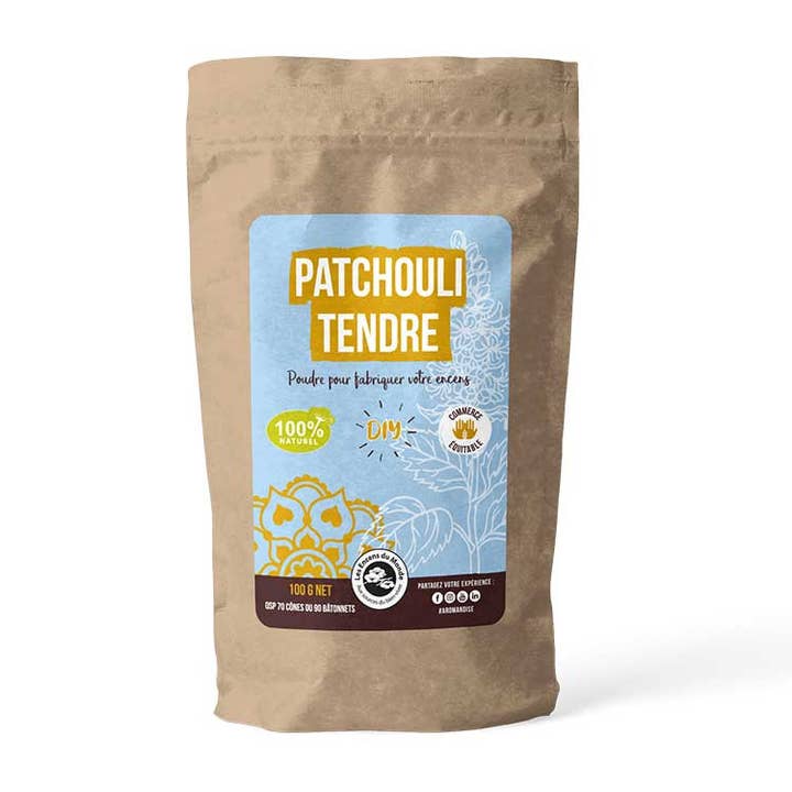 Pó de patchouli macio para incenso bricolage por atacado de AROMANDISE
