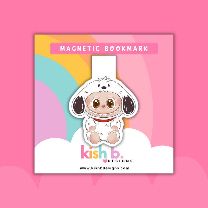 Snoopy-Monstre | Marque-page magnétique pour la vente par Kish B. Designs