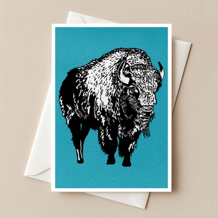 Laten we gaan Buffalo Kaarten voor wholesale door PrintsOnTheTrail
