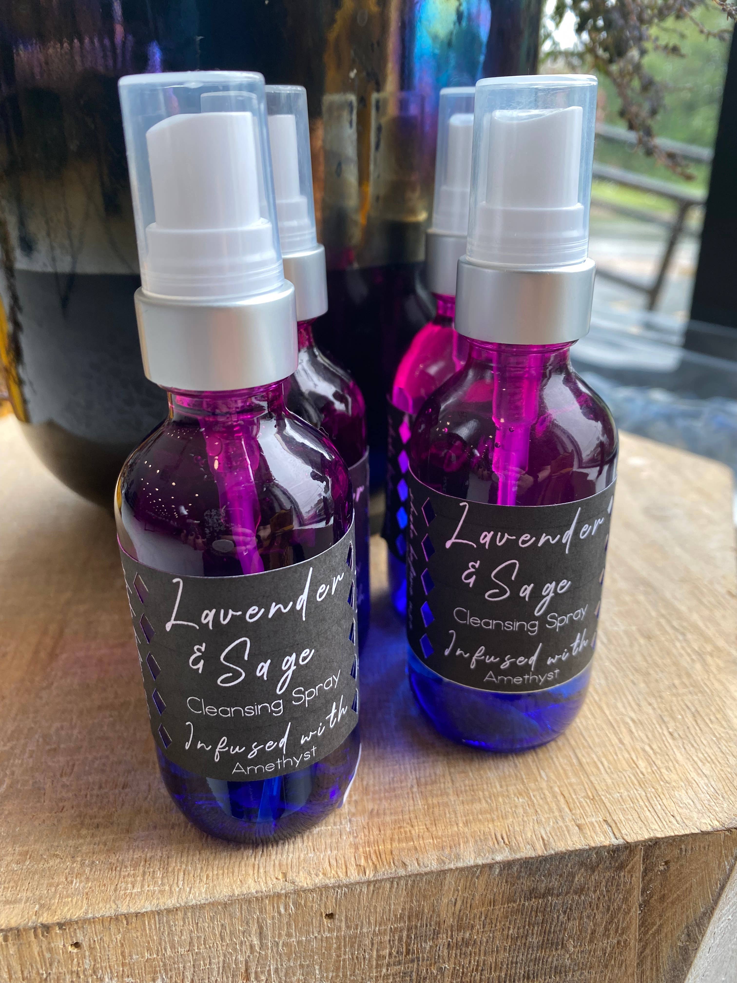 Sapphire & Sage - Wholesale Room & Linen Spray - Lavender & Sage Cleansing Spray1