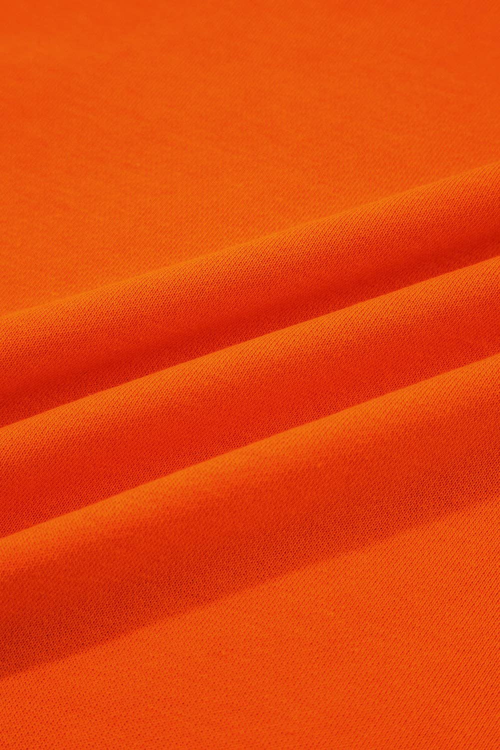 Orange Varsity Striped Sleeve Drop Shoulder Sweatshirt and Short Set for wholesale on Faire5