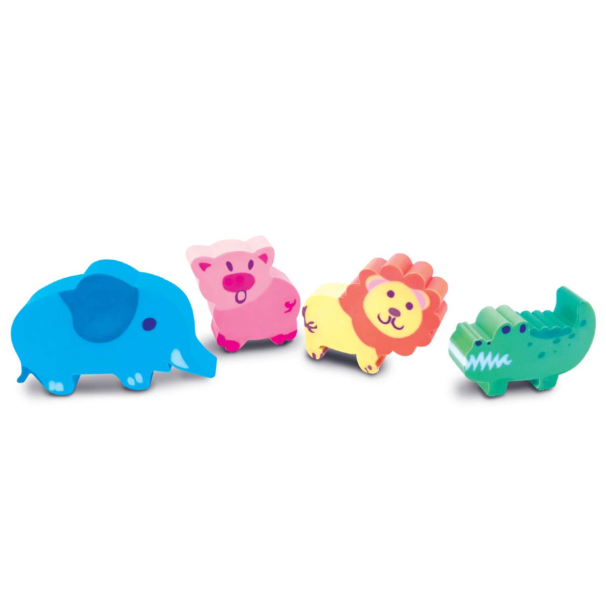 The Piggy Story – Großhandel Radiergummi – Kinder – Radiergummi-Set Arche Noah mit 4 verschiedenen Motiven1