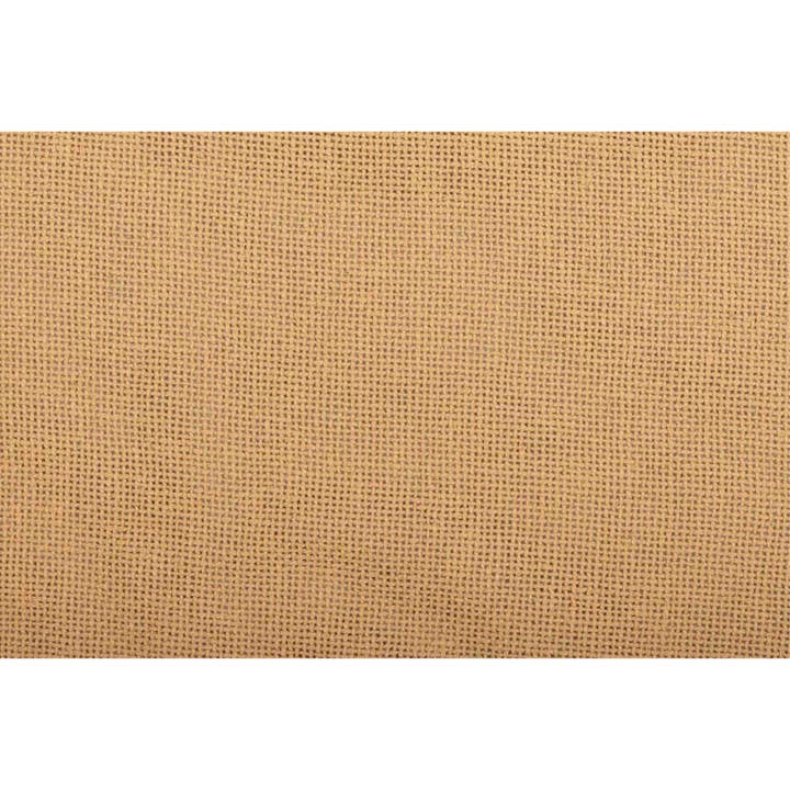 VHC Brands - Wholesale Bedskirt - Burlap Natural Ruffled King Bed Skirt 78x80x16