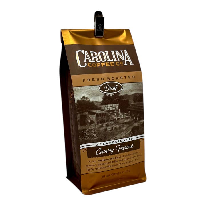 Country Harvest Swiss Water Decaf for wholesale by Carolina Coffee Company