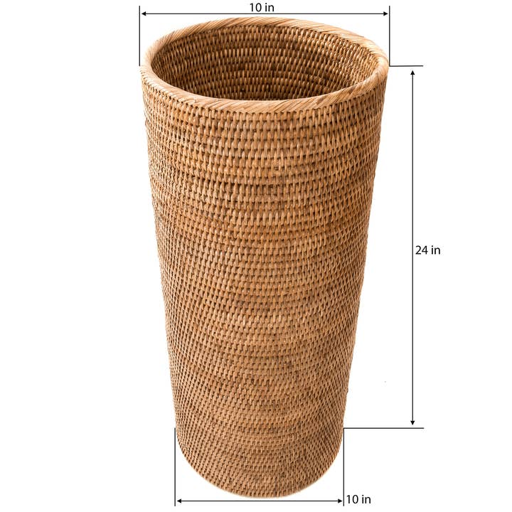 Artifacts Trading Company - Wholesale Umbrella Stand - Artifacts Rattan™ Round Umbrella Basket10