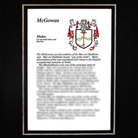 Family Histories – wholesale Art print – McGowan1