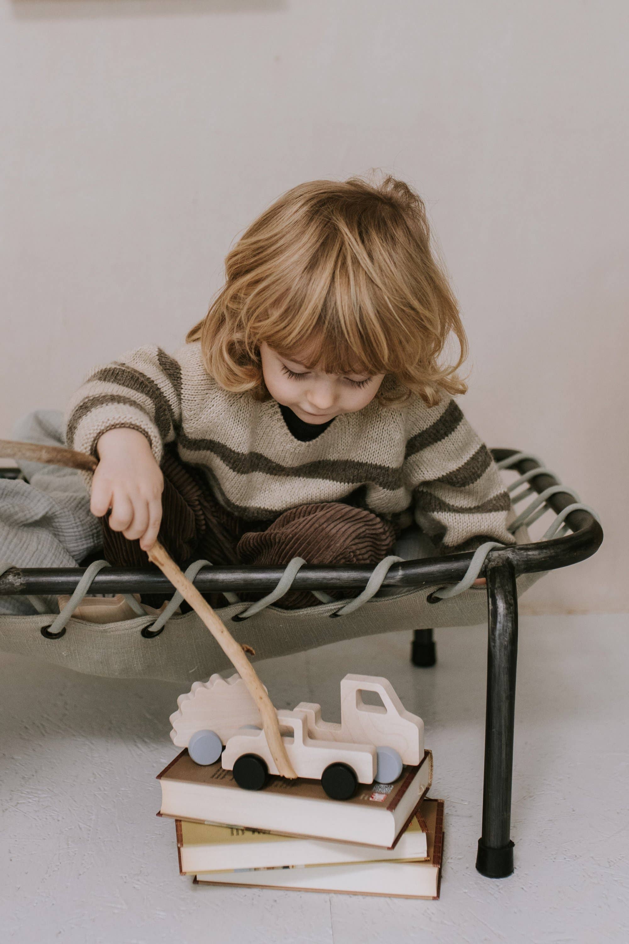 Briki Vroom Vroom - Venta al por mayor Juguete de madera - Niños - Carrito de madera en forma de camioneta - juguete de madera4