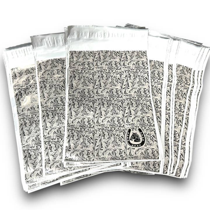 Western Linens - Wholesale Stapler - Floral Western Poly Shipping Bag 2