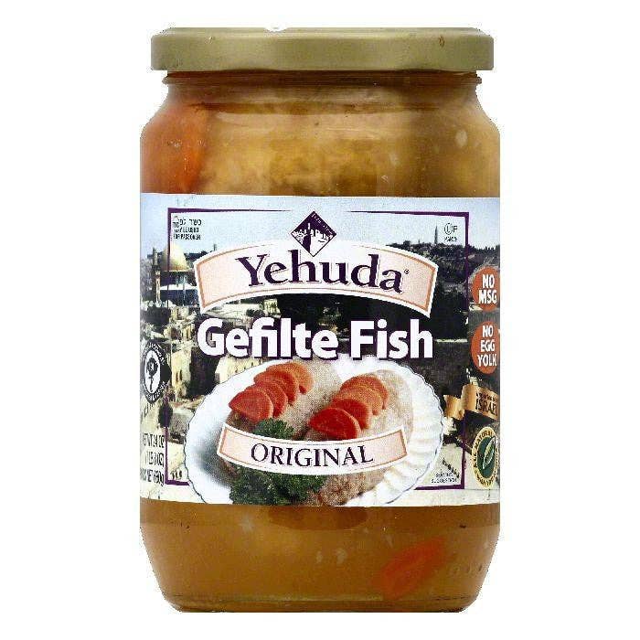 Yehuda Original Gefilte Fish, 24 OZ (Pack of 12) for wholesale by KeHE Distributors, LLC