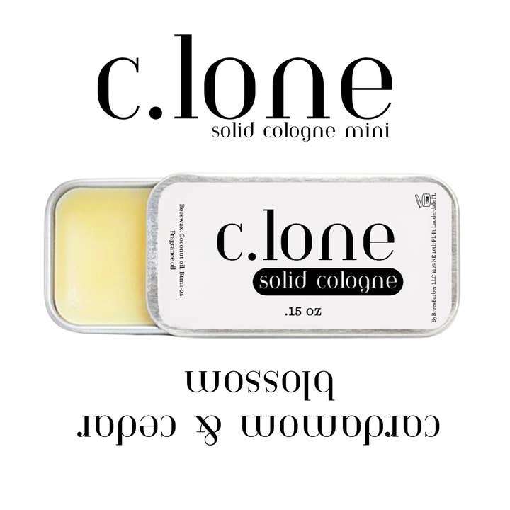 C.LONE MINI Cardamom and Cedar Blossom - Exotic and Spicy Solid Cologne for Men, Portable, Durable Scent, Ideal for On-the-Go for wholesale by Union Barber Supply