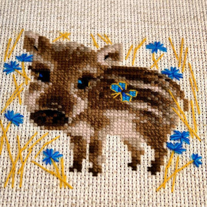 RIOLIS - Wholesale Embroidery/Cross Stitch Supplies - Cross Stitch Kit From Riolis 1756 Little Boar3