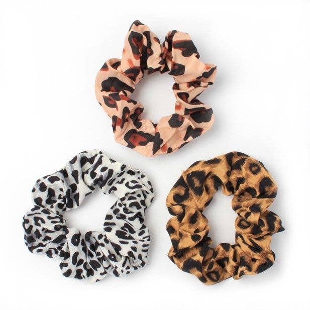 Inca UK - Wholesale Scrunchie - Women's - Regular - Animal Print Scrunchie. Dia.10cm