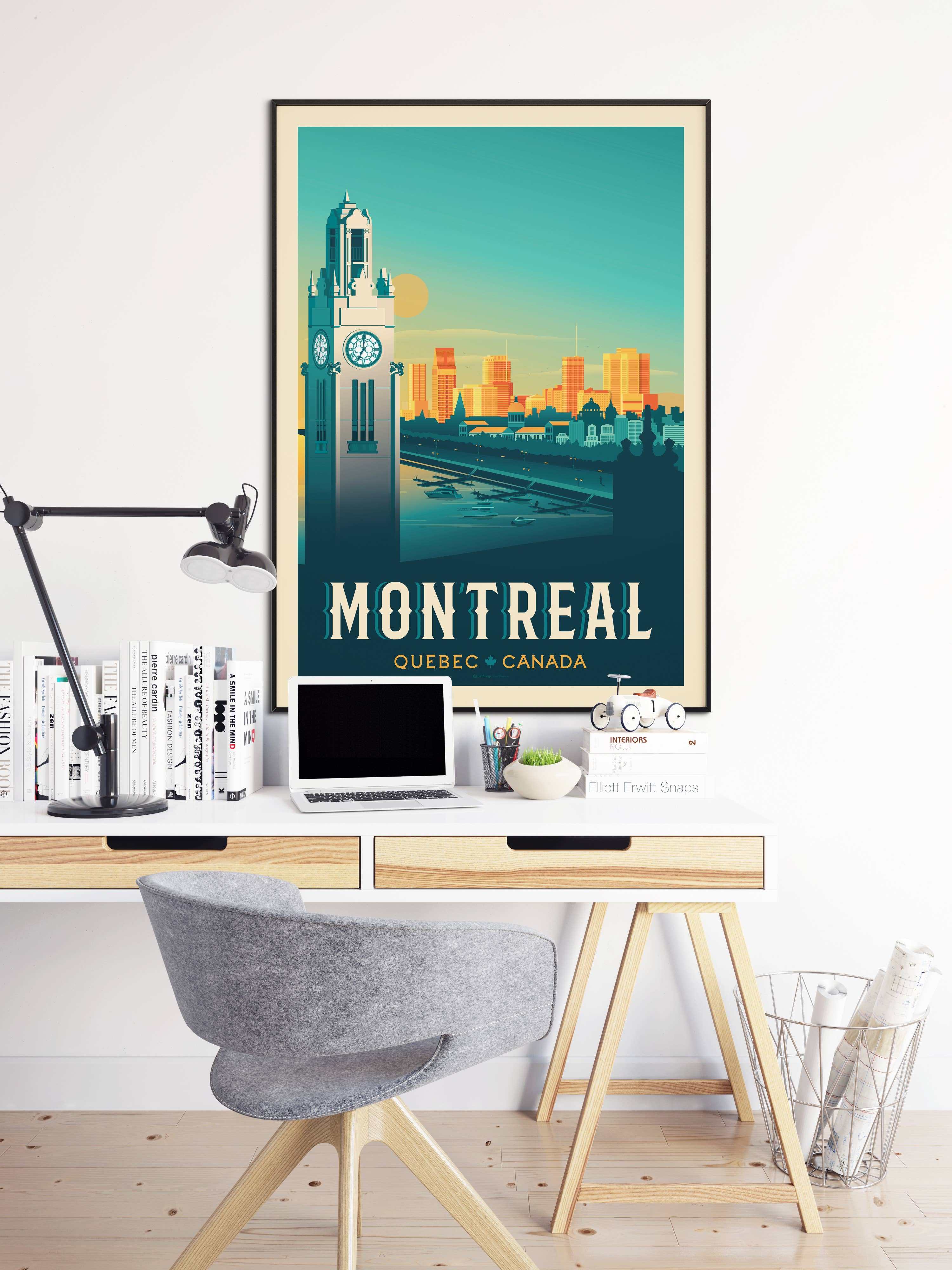 Olahoop Travel Posters - Wholesale Poster - Montreal Quebec - Canada travel poster5