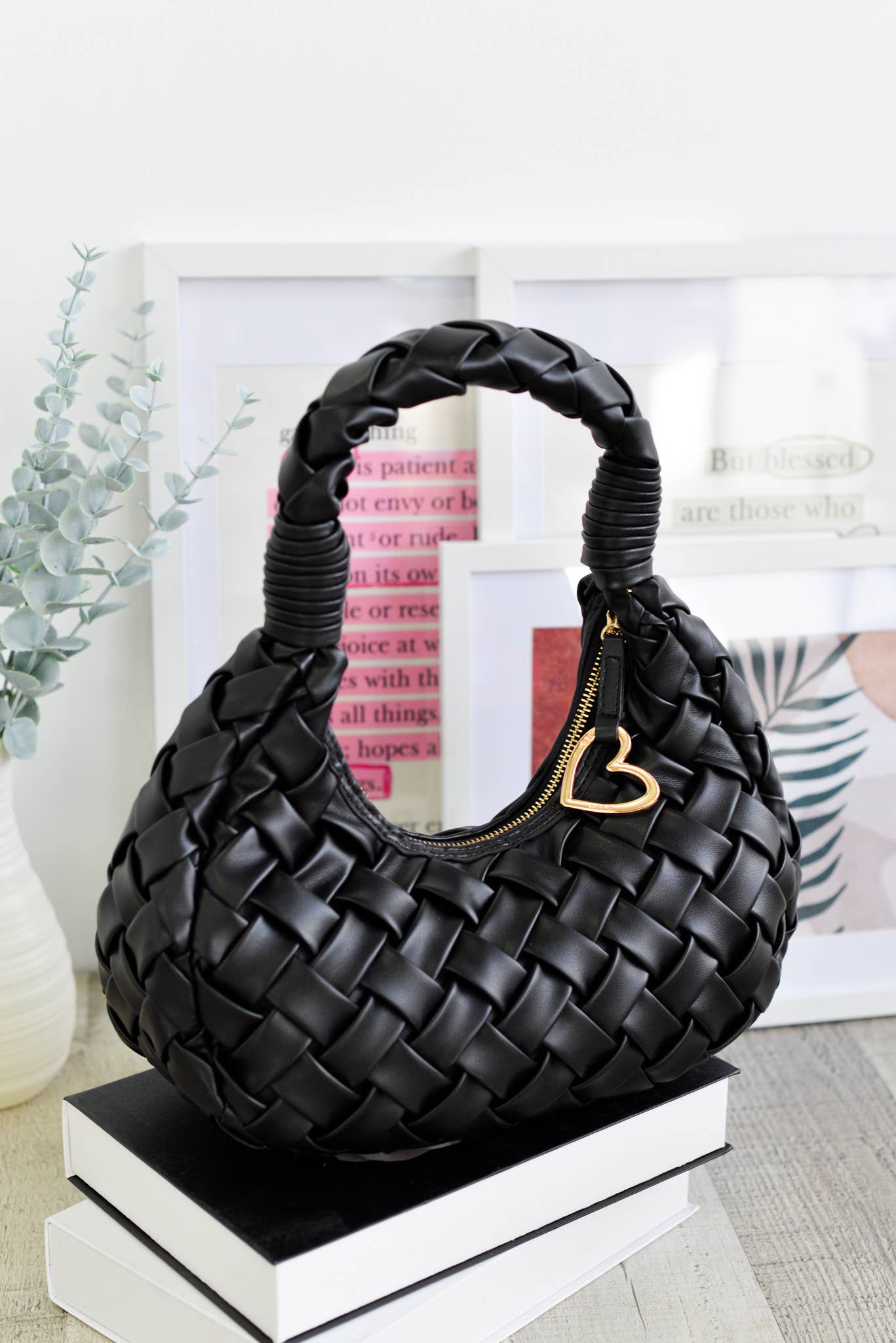 NOCO - Wholesale Top Handle Bag - Women's - Black Braided Gondola