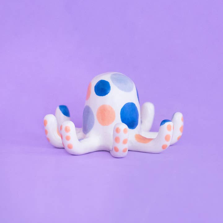 Ana Seixas - Wholesale Sculpture - Tiny Octopus / Ceramic Sculptures