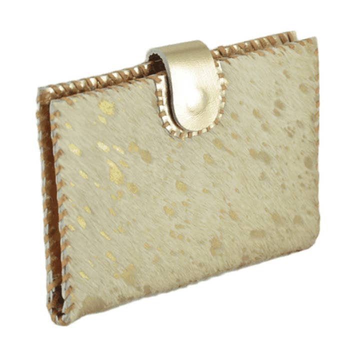 Lao Passport Wallet Cowhide Hairon Leather for wholesale by STUDIO CALEIDOSCOPE