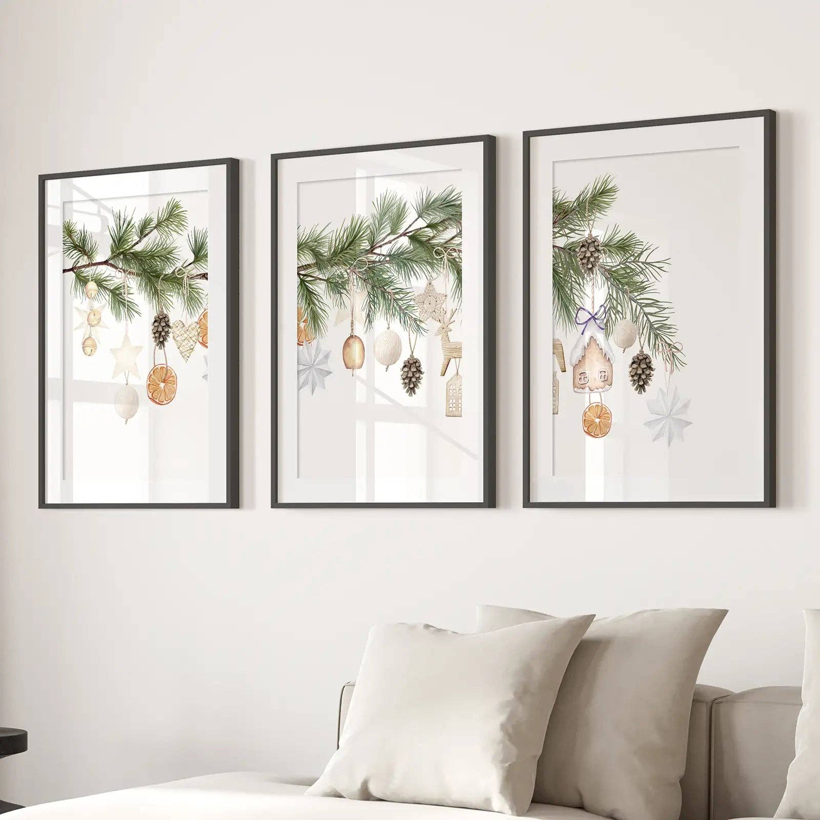 Art Lane - Wholesale Wall Art Set - Vintage Xmas Wall Art Print Trendy Winter Decor5