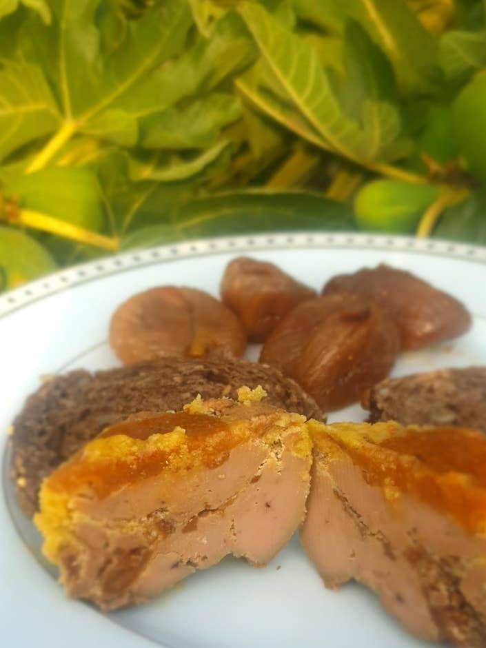 Fichi di foie gras d'anatra interi 90g per la vendita all'ingrosso da parte di Maison Regaud