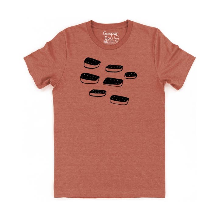 Gaspar Gou - Wholesale Screen Printed T-Shirt - Men's - Ice Cream Sandwiches Charlie Tee1