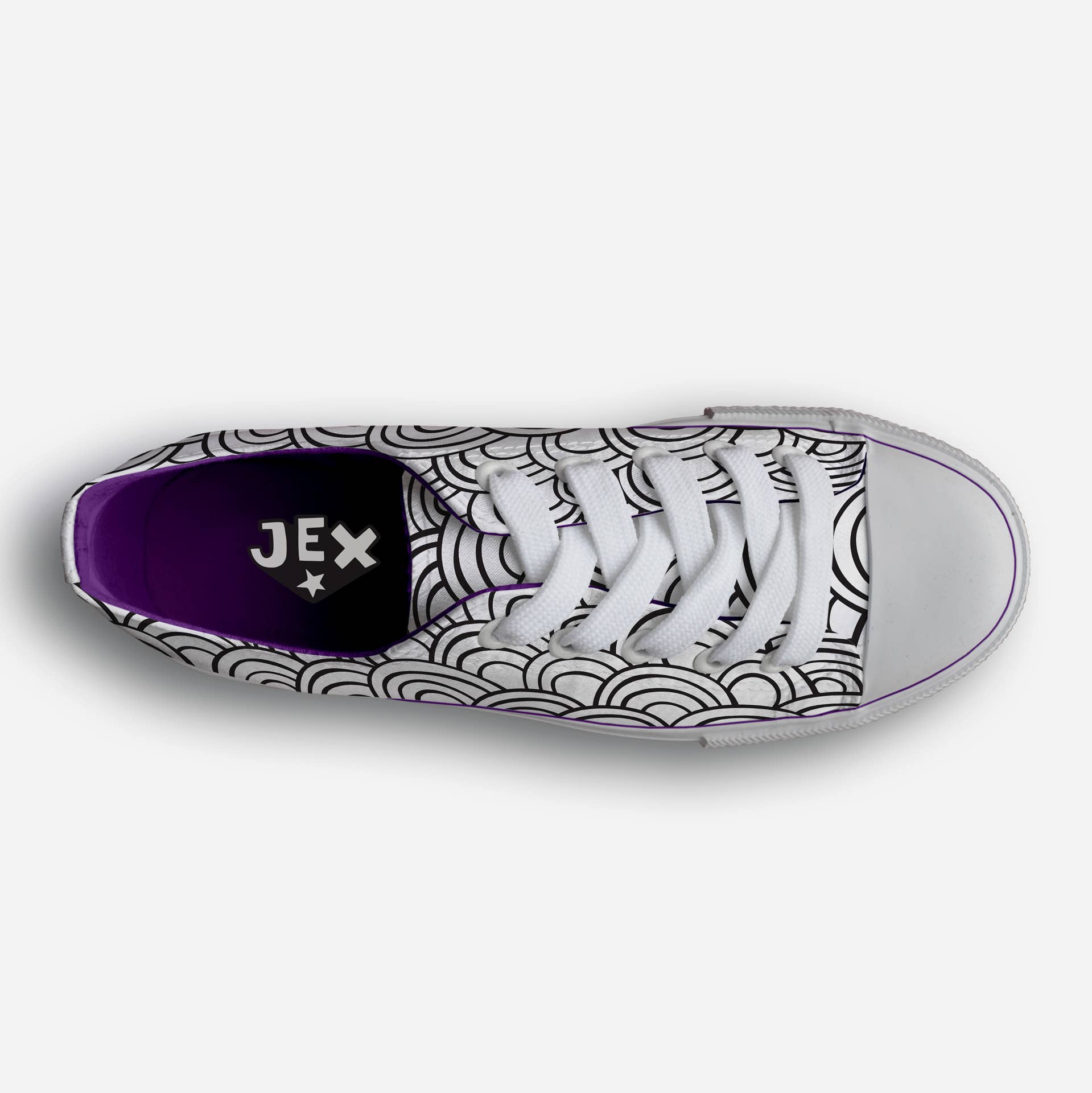 Jex Shoes Limited – wholesale Lifestyle trainers – Kids – Infinite Rainbows Kids Colour-in Trainers5