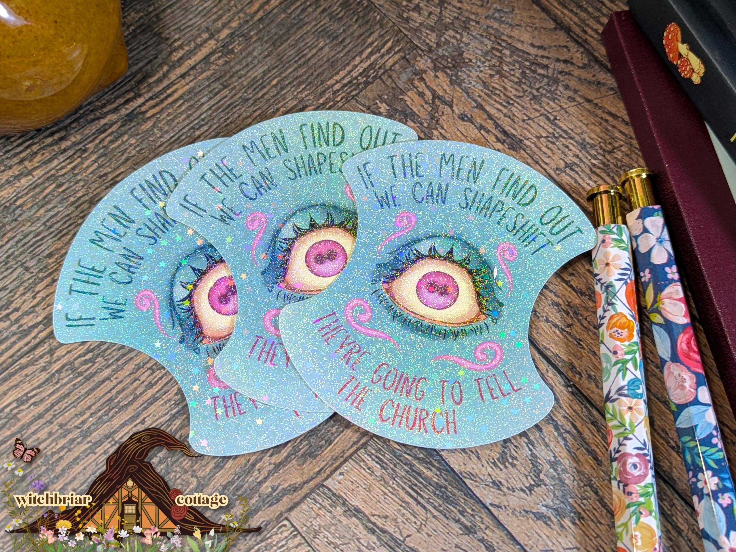 Witchbriar Cottage - Wholesale Sticker - Shapeshift Church Vinyl Sticker for Laptop/Water Bottle1