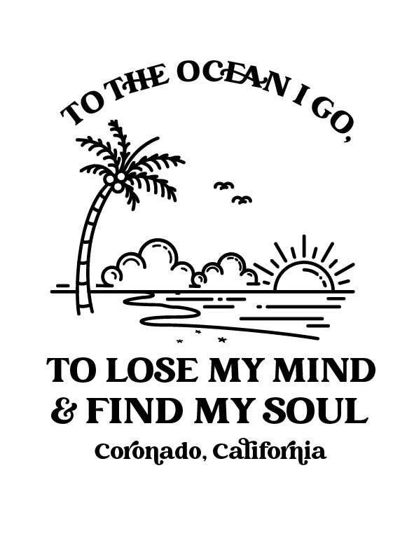 MT Brand Apparel - Wholesale Screen Printed T-Shirt - Women's - Forest or Beach " Find My Soul" Customizable Ladies Tee3