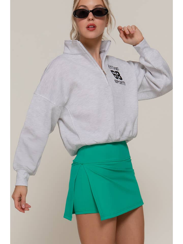 Active Basic | Active USA - Wholesale Athletic Shorts - Women's - Side Slit Style Activewear Skort27