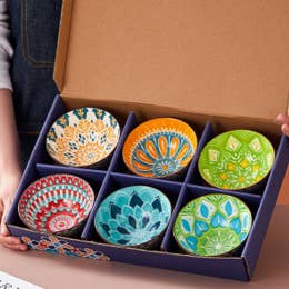 Multi-Color Bowl Set of 6 and other Purchase Wholesale french onion soup bowls. Free Returns & Net 60 Terms on Faire trending on Faire.