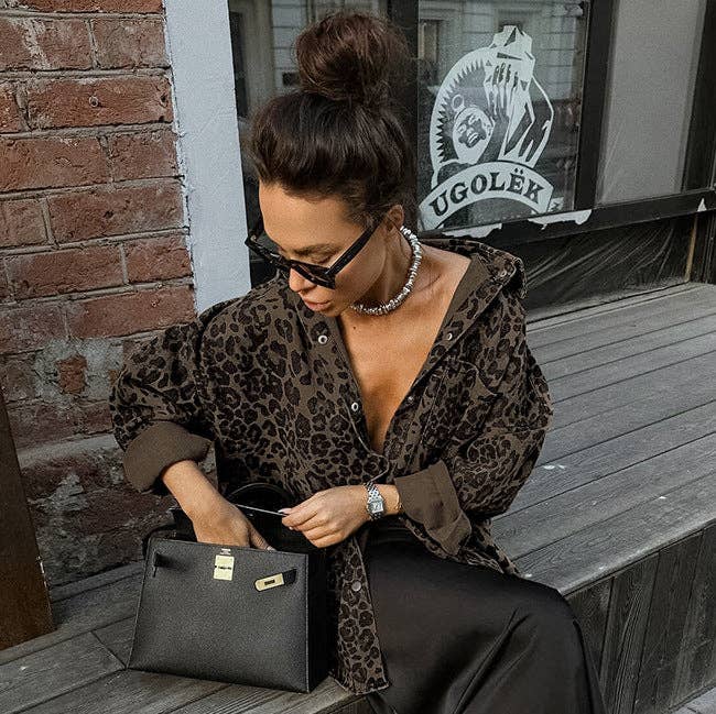 Marayn - Wholesale Jacket - Women's - Retro Leopard Print Autumns Chic Versatile British Style20