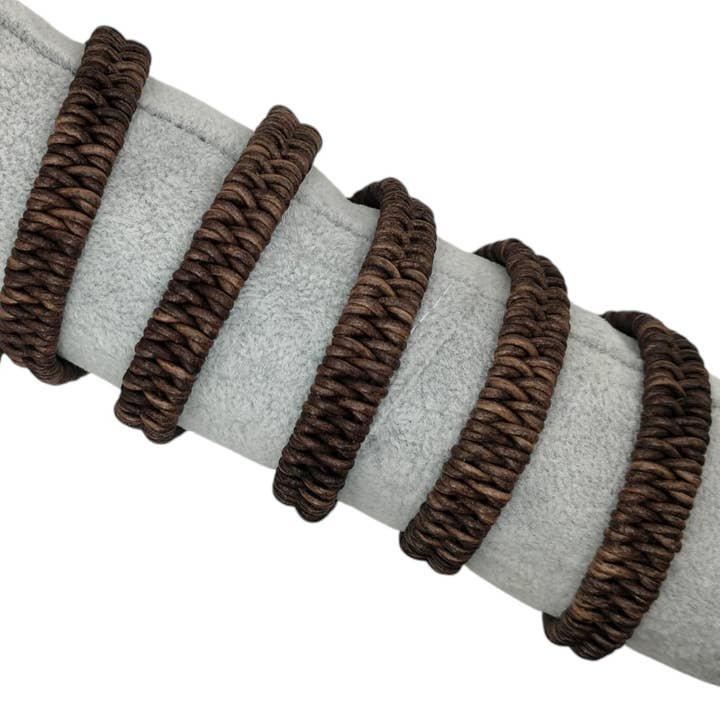 Arizona Style Oval Braided -12*5MM - Vintage Brown for wholesale by Sun Enterprises B.V.