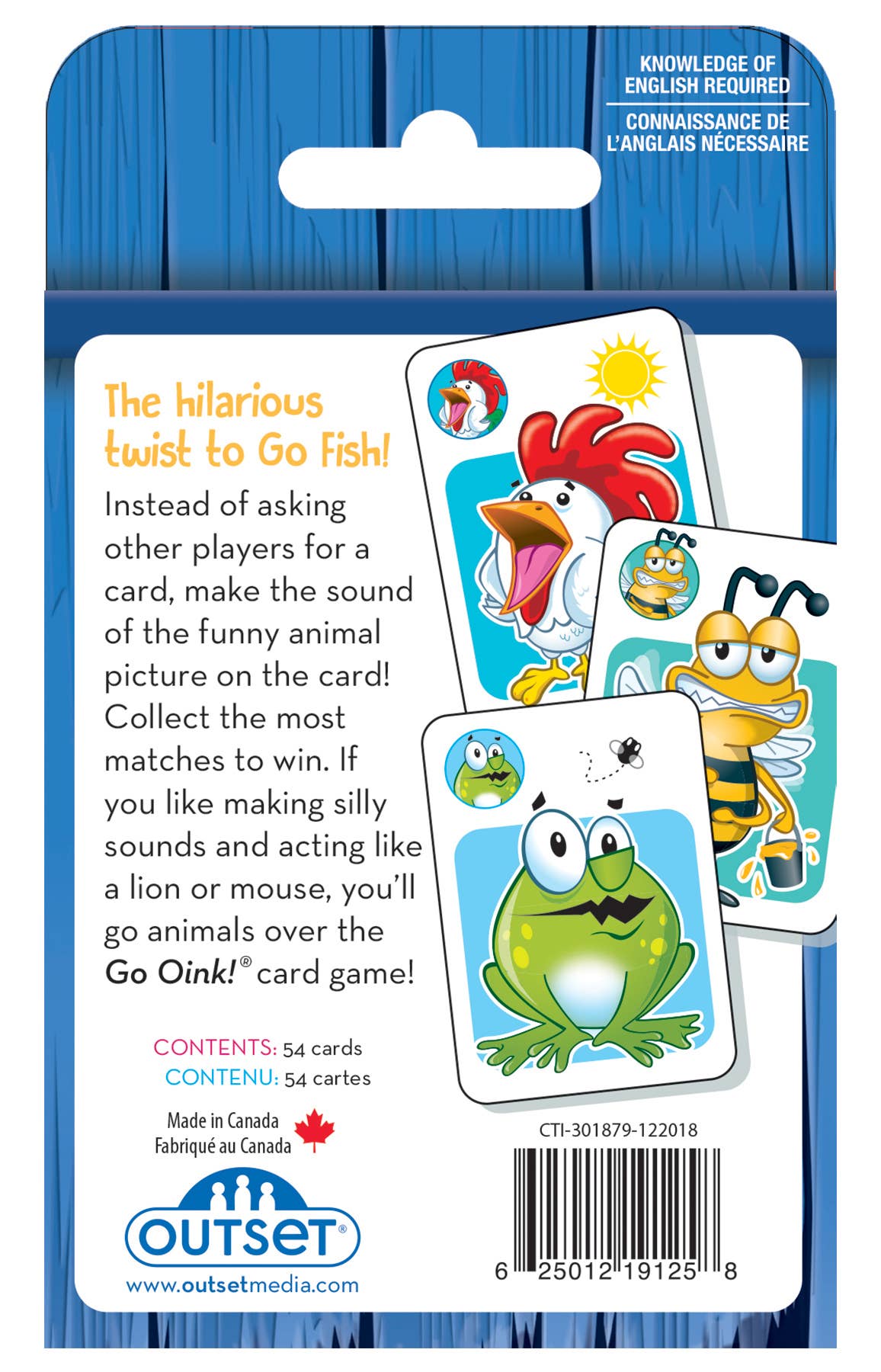 Outset Games and Cobble Hill Puzzles - Wholesale Card Game - Go Oink! Card Game for Ages 4+2