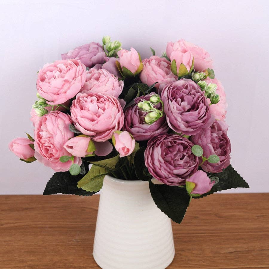 kitchenjoint - Wholesale Artificial Flowers - Peony Silk Faux Flowers4