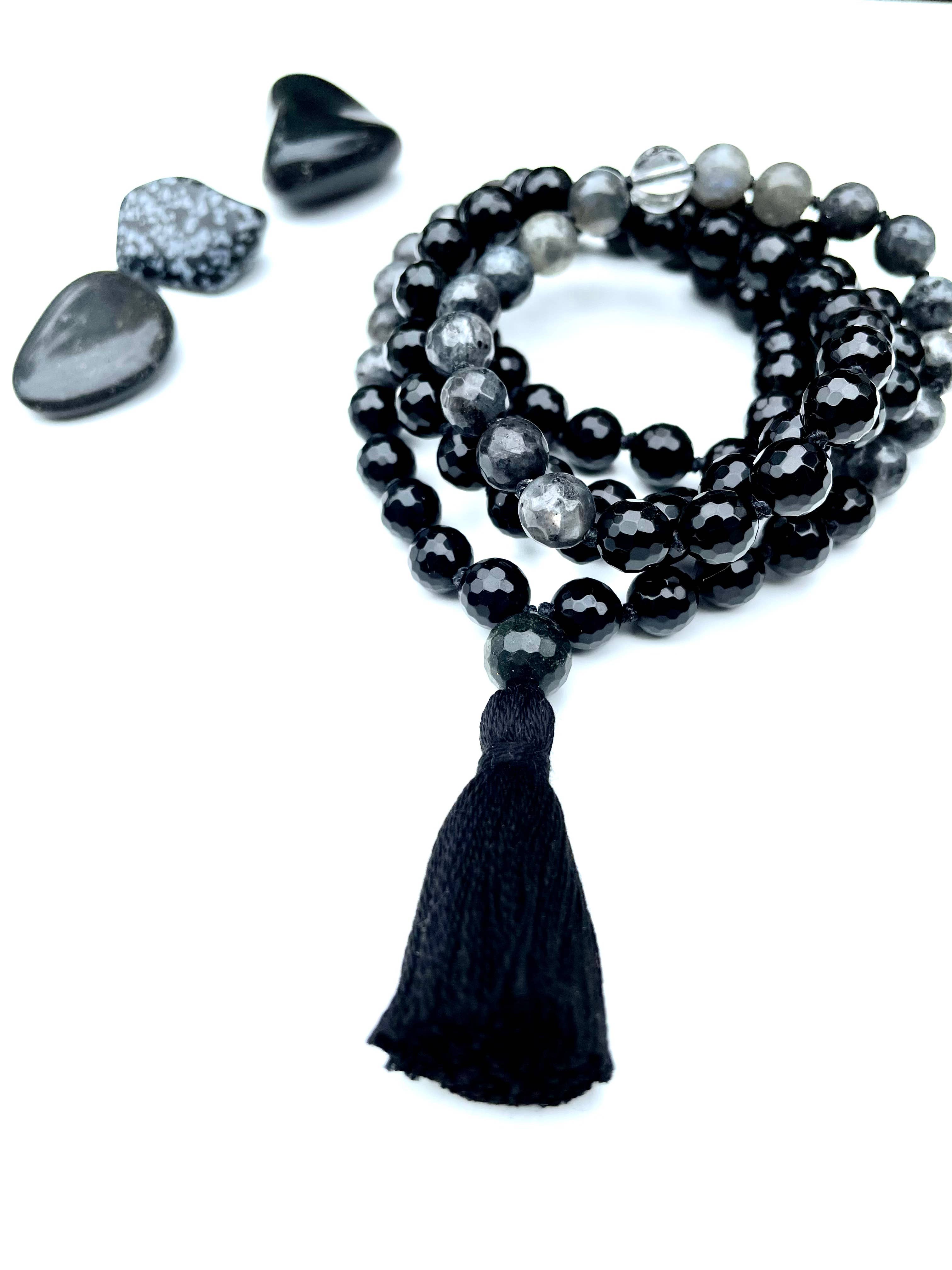 MadeByTheMoonchild - Venta al por mayor Collar de cuentas de oración - La mala empática5