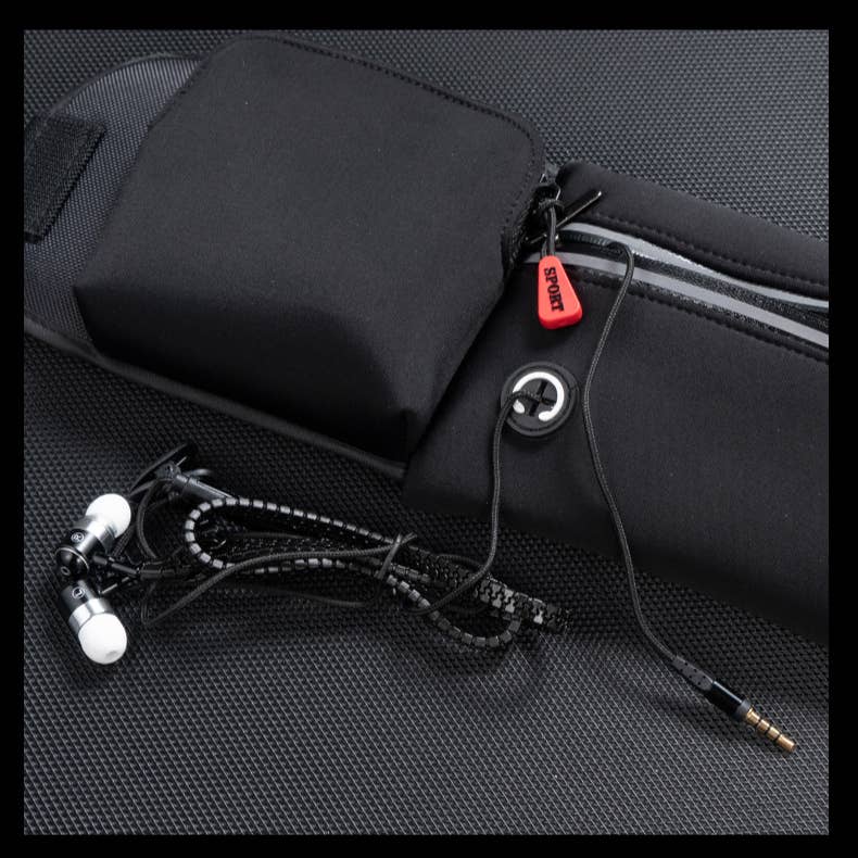 wandf – wholesale Midjeväska - Unisex – Sportmidjeväska med flaskhållare för löpning utomhus4