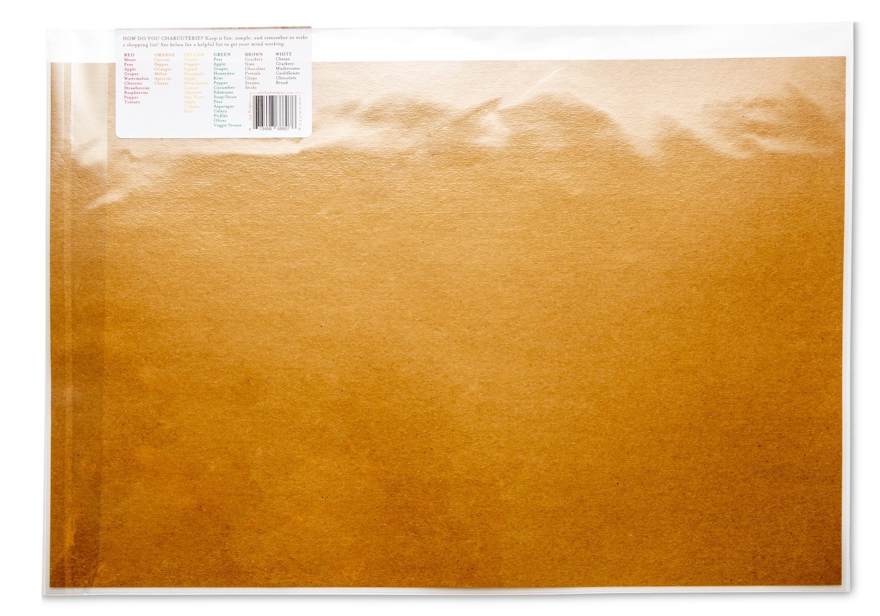 Color Box Design & Letterpress – wholesale Ostbräda – Charcuterie Cheat Sheet | Pumpa | Halloween, Thanksgiving4