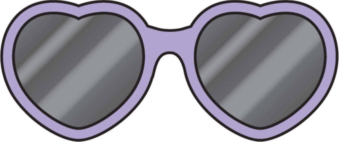 Wholesale Girls Lavender Heart Shaped Sunglasses for your store