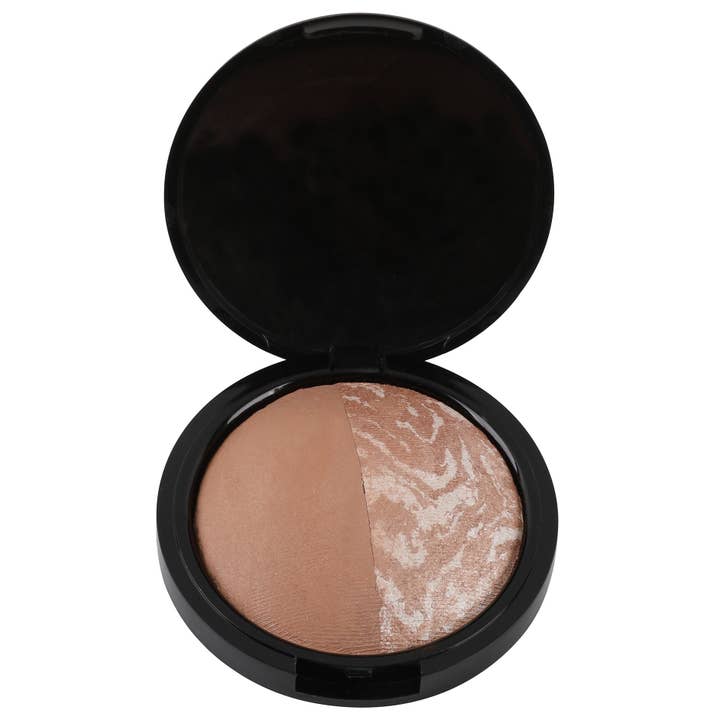 Efon International Corp. – wholesale Bronzer – Baked Bronzer Luminizer Duo for Sculpted Glow & Radiance5