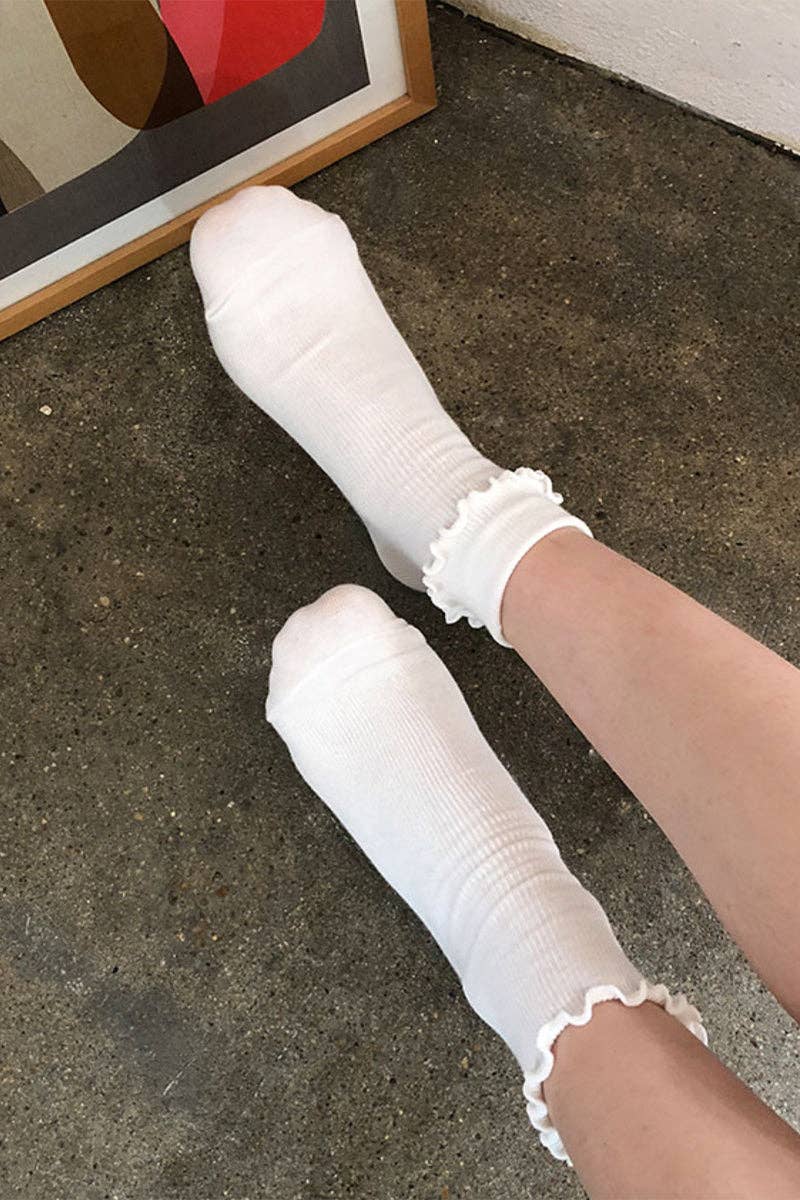 7DAYSSOCKS - Wholesale Sokken - Dames - Sokken met ronde franjes voor dames10