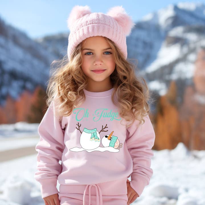 Oh Fudge Kids Fleece for wholesale by MidWest Tees