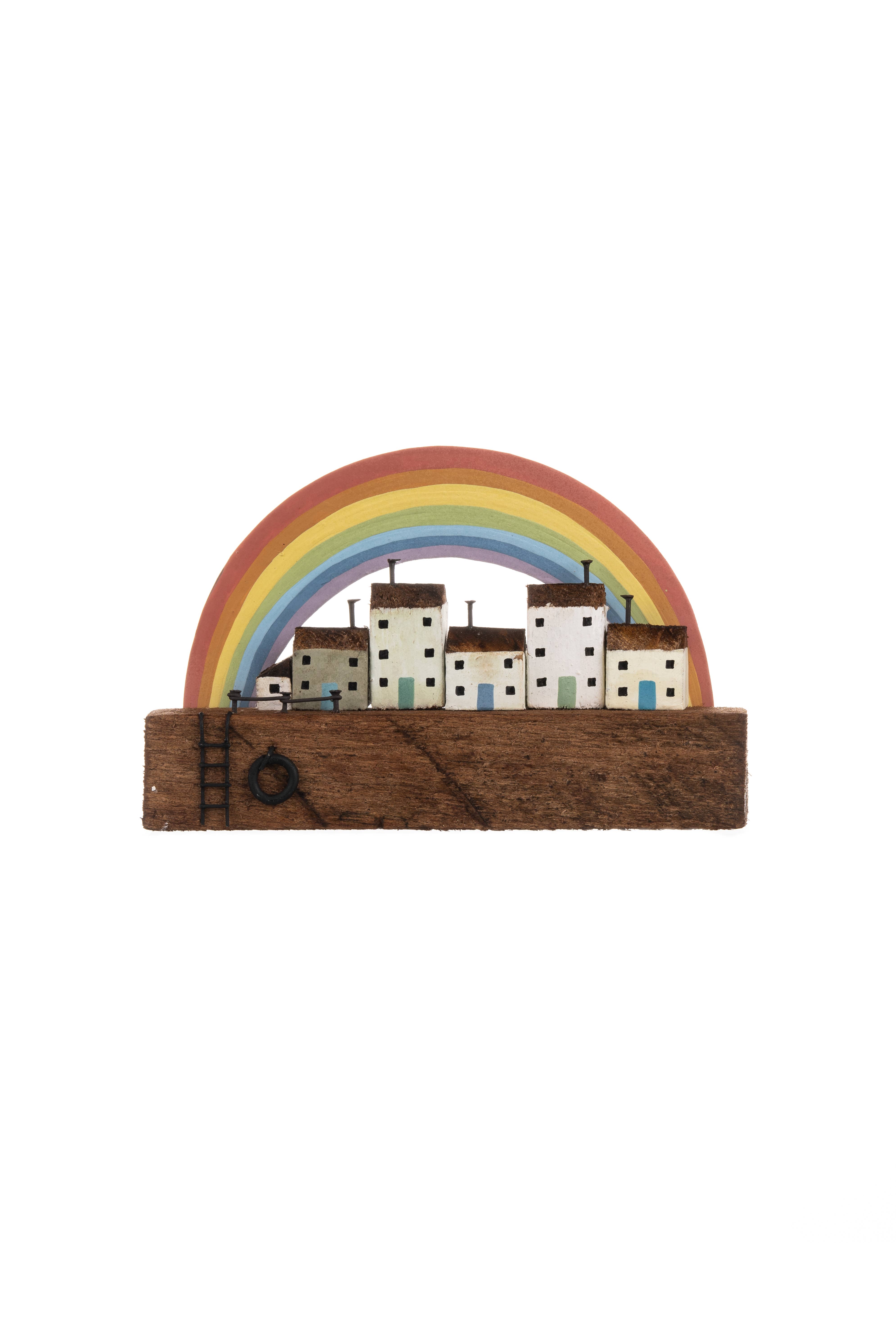 Shoeless Joe Ltd – wholesale Decorative tabletop object – Rainbow Scene0