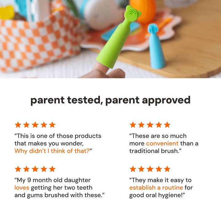 oogiebear - Wholesale Toothbrush - Kids & Baby - oogiebear baby finger brush and tongue scraper4