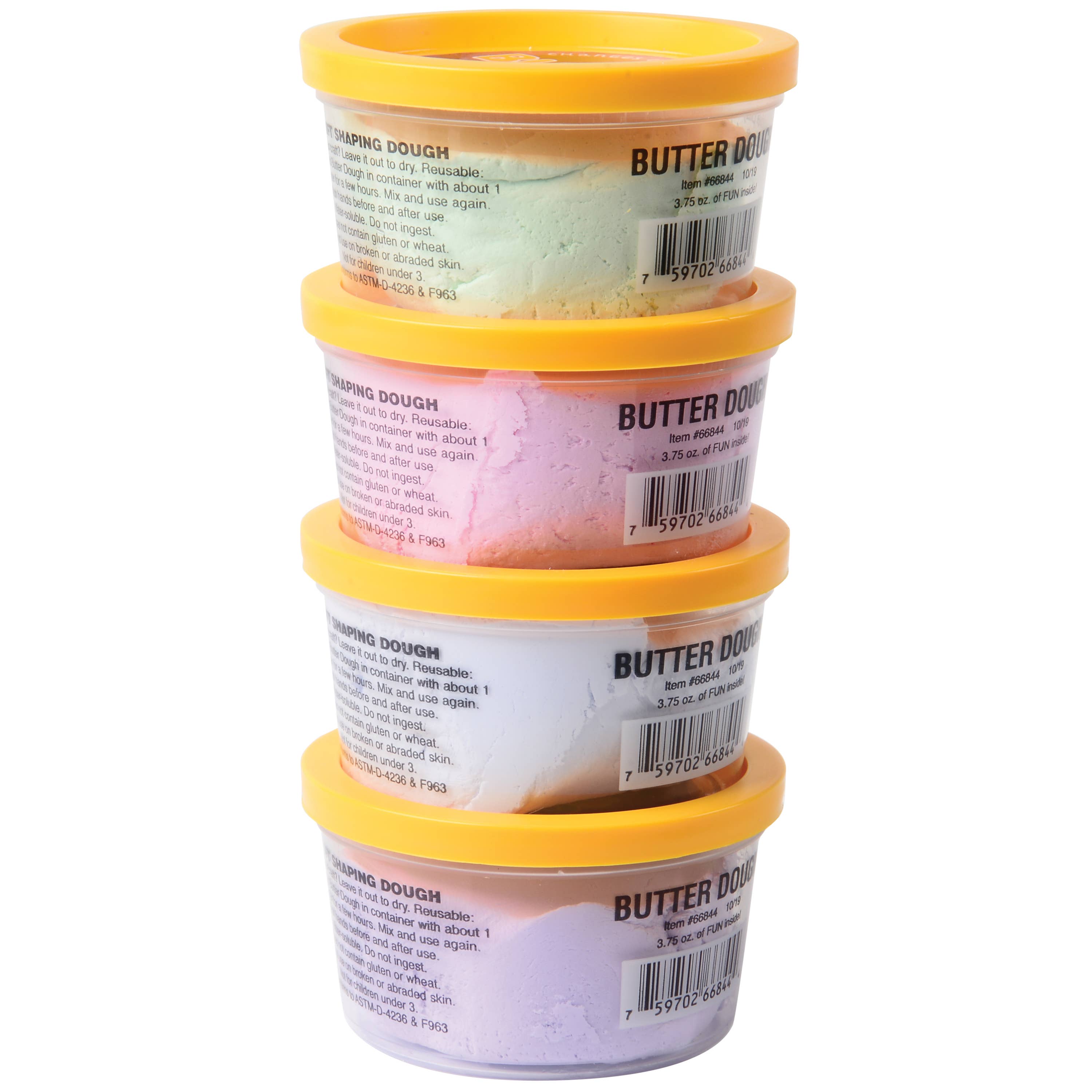 US Toy Company - Wholesale Putty/Slime - Kids - Color Changing Butter Dough 18-unit Display3