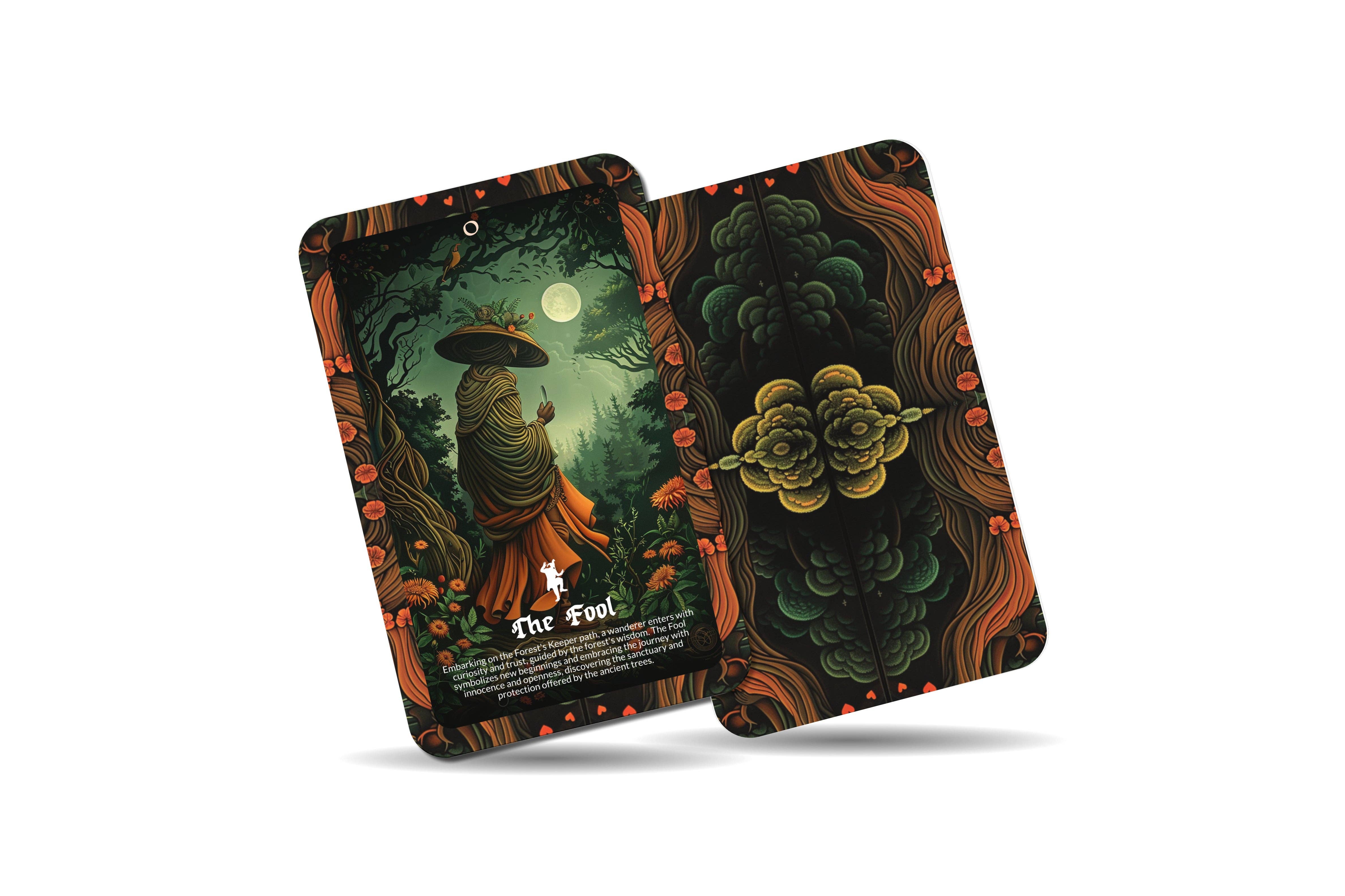 Ibiza Tarot USA – wholesale Tarot cards – The Forest's Keeper Tarot - 22 Major Arcana - A unique spiritual journey - Protecting and communing with the ancient wisdom of the woods.1