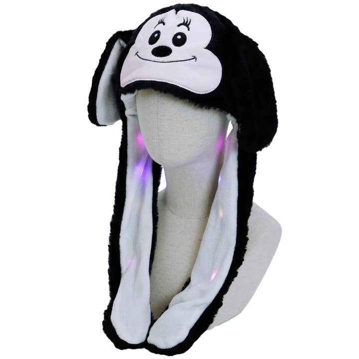 Cap Zone - Wholesale Beanie - Women's - Cartoon LED Light Up Interactive Ear Moving Hat