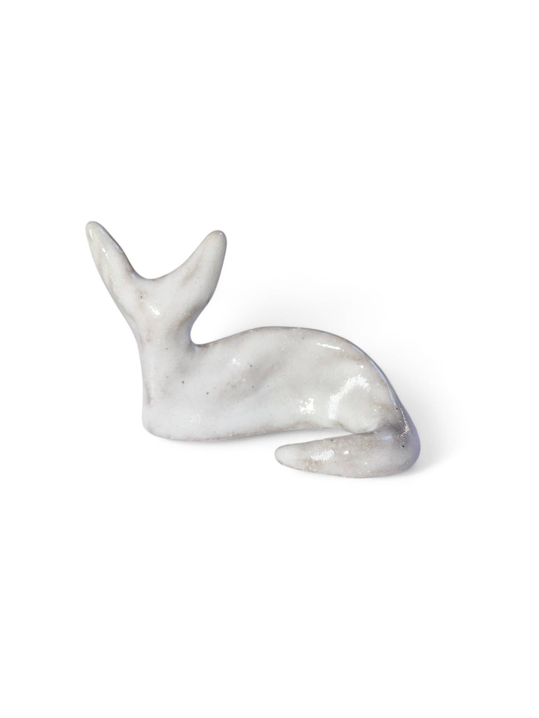 Magic World Girl - Wholesale Decorative Figurine - Magic World Girl - White Ceramic Cat2
