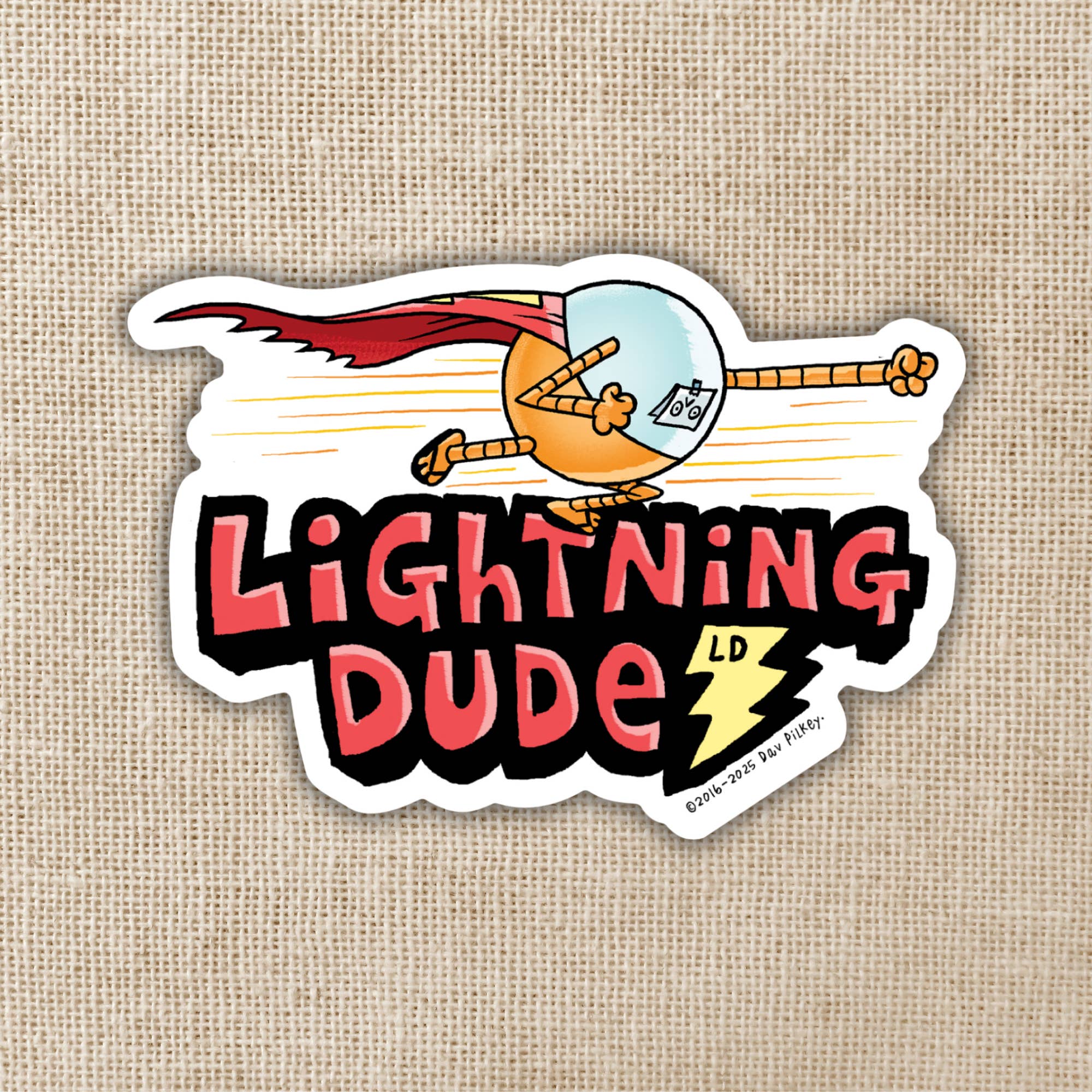 Kingdom of Threads - Wholesale Sticker - Lightning Dude Sticker | Dog Man