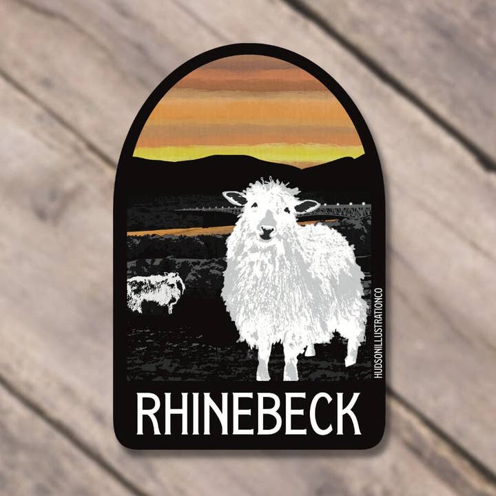 Rhinebeck New York for wholesale by Hudson Illustration Co - About Town Co